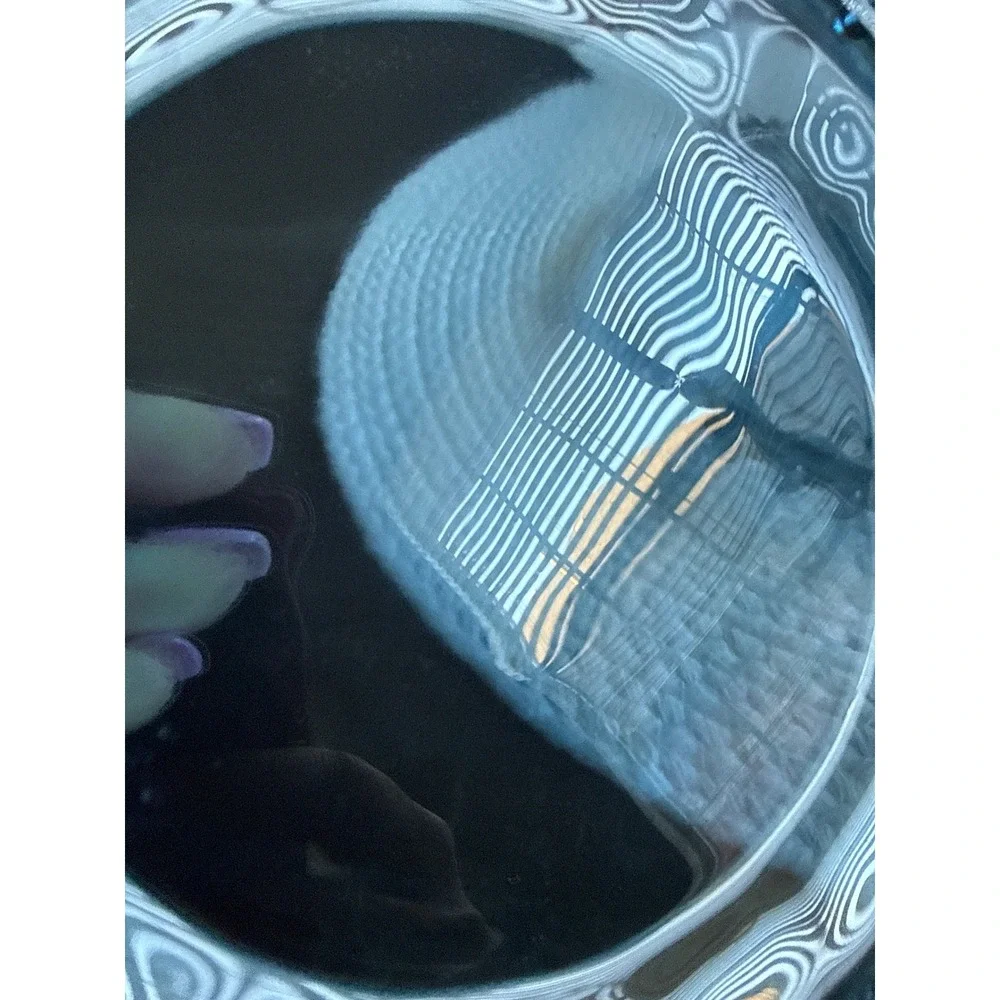 Candlewick Salad Luncheon Plate Set of 6‎ MCM Teal Blue 8